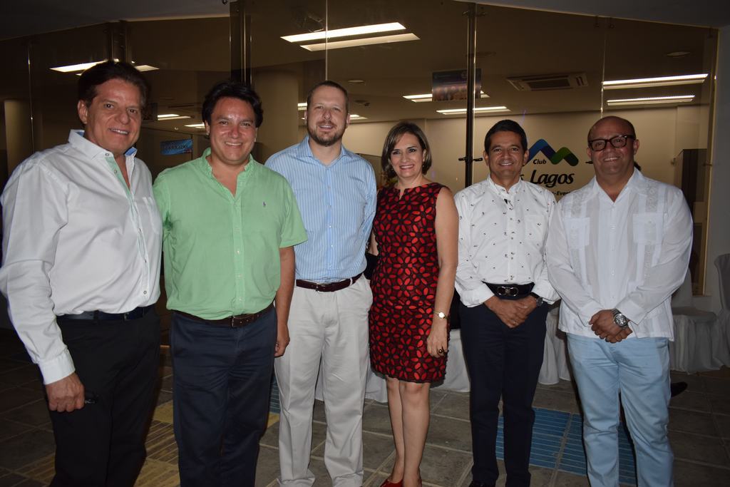 Luis Augusto Puentes, Felipe Trujillo, Antonio García, Olga Lucía Monje, Ariel Rincón y Tato Yepes.